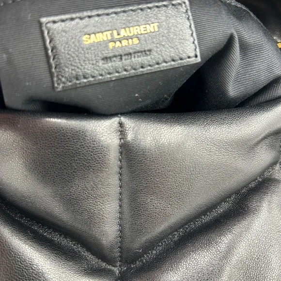Saint Laurent Lou medium puffer shoulder bag made in Italy - Picture 16 of 16